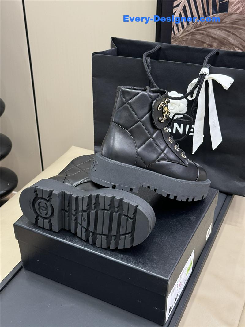 Ch**el combat ankle boots