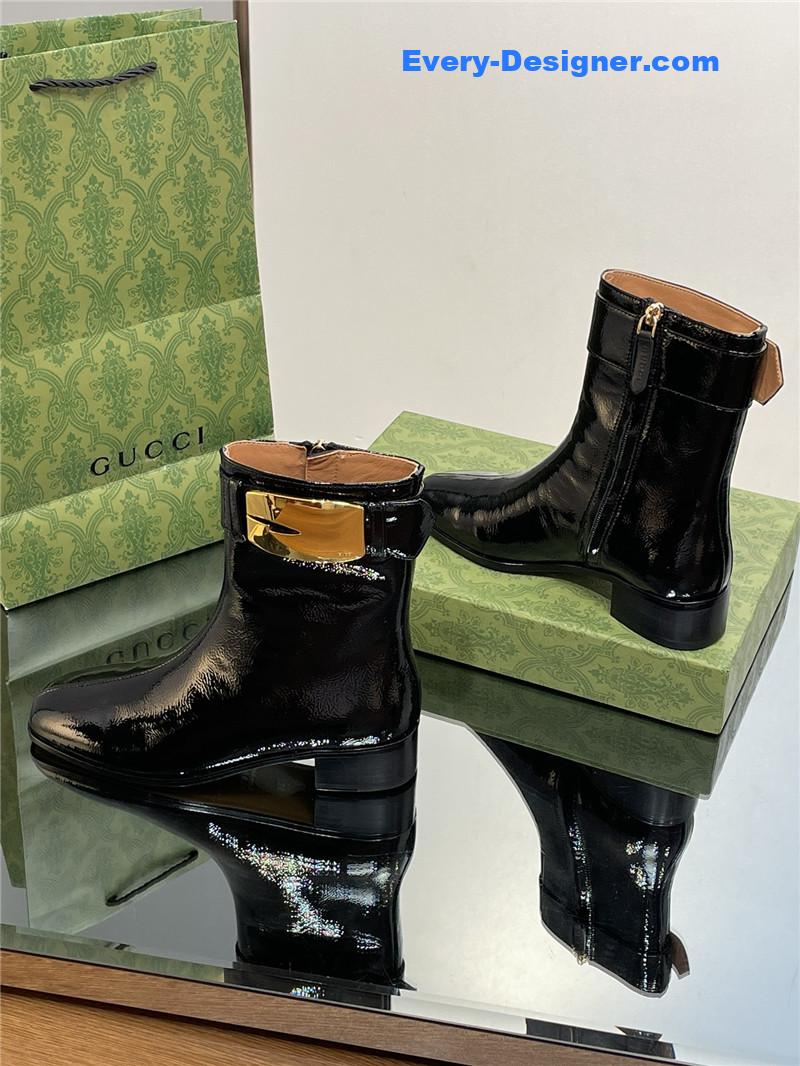 Gvc*1 retro g 35mm oil wax leather ankle boots