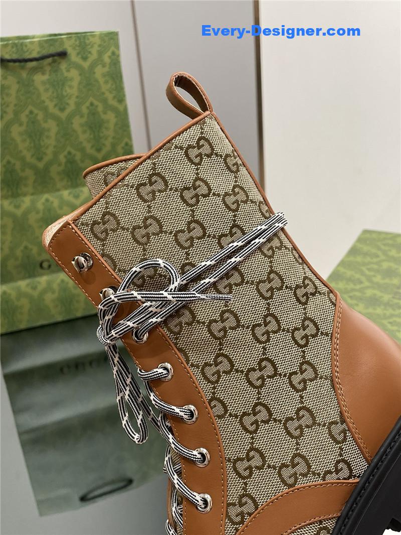 Gvc*1 gg platform lace-up ankle boots