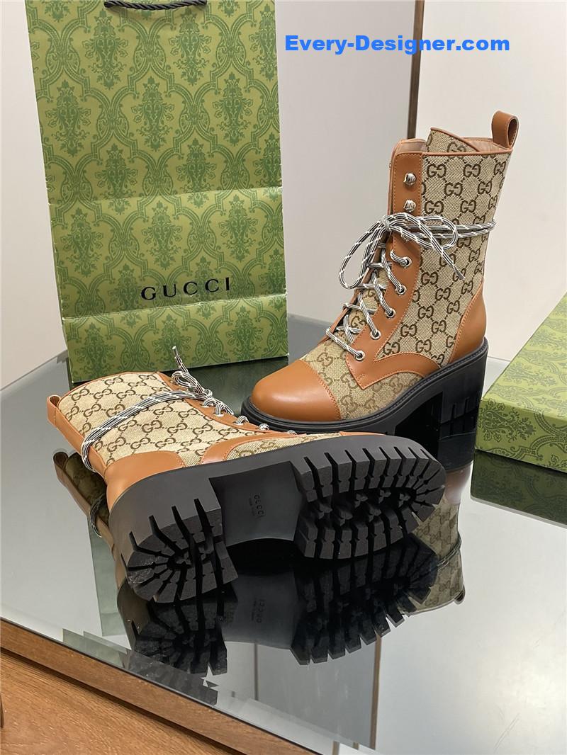 Gvc*1 gg platform lace-up ankle boots