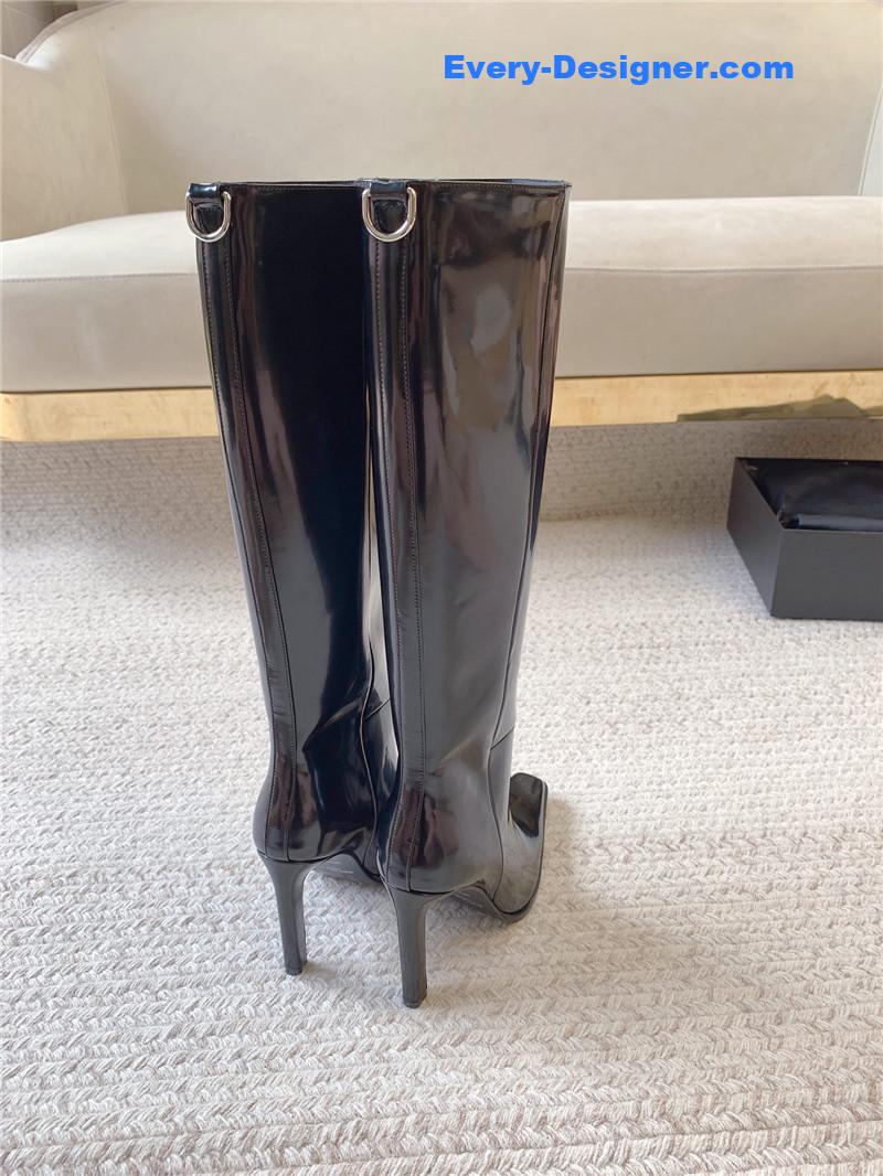 Sa1nt Lau*nt nina high leather boots