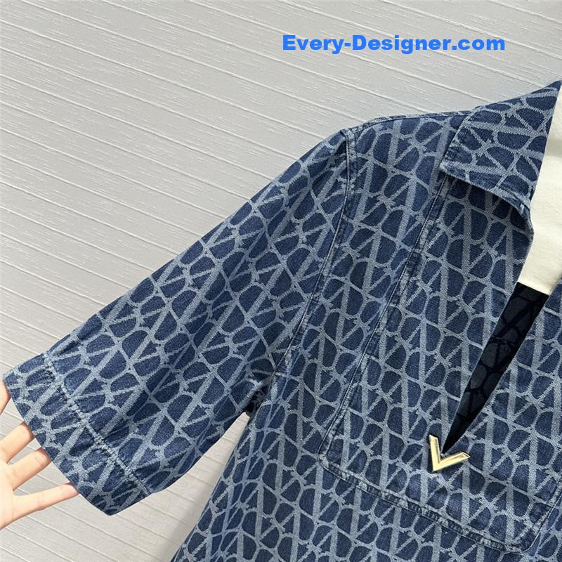 Va1e*ntin0 seven -point sleeve dress replica d & g clothing