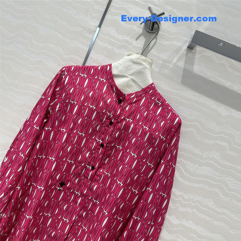 D10r letter element printing pattern shirt replica clother