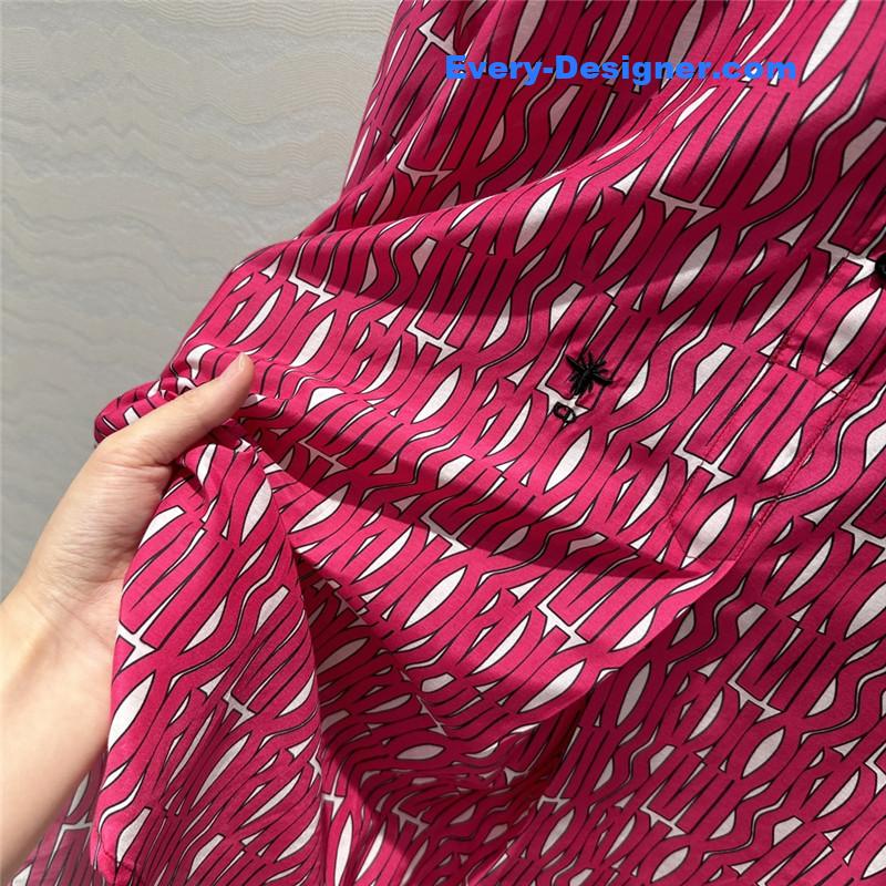 D10r letter element printing pattern shirt replica clother