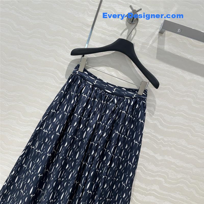 D10r letter element printing pattern long skirt replicas clother