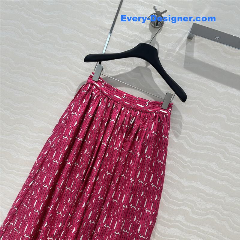 D10r letter element printing pattern long skirt replicas clother