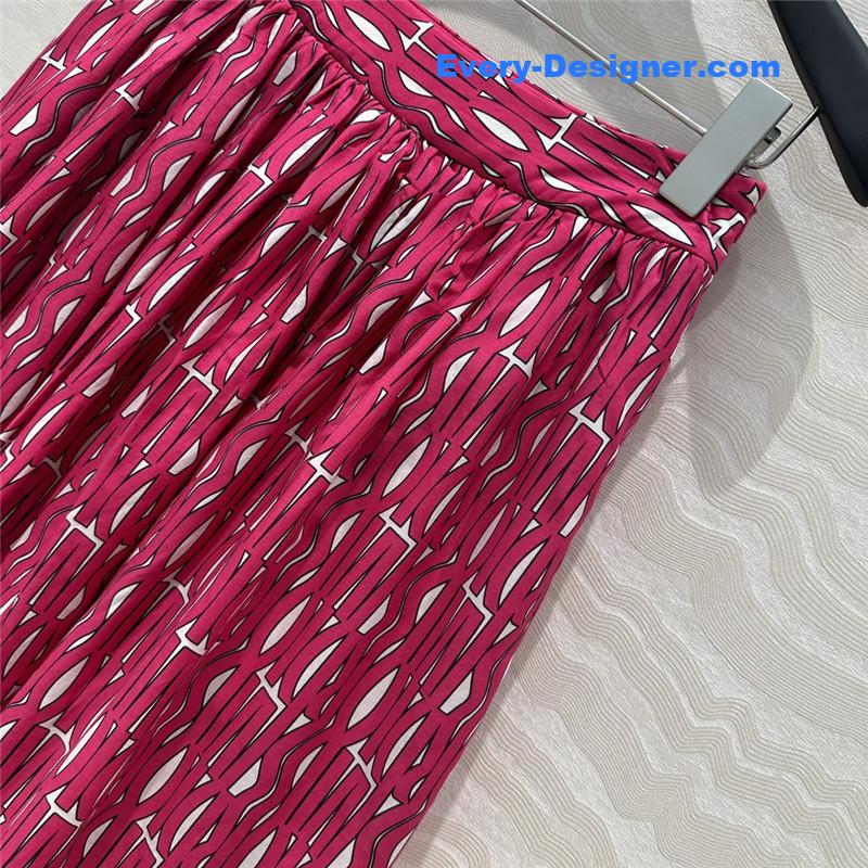 D10r letter element printing pattern long skirt replicas clother