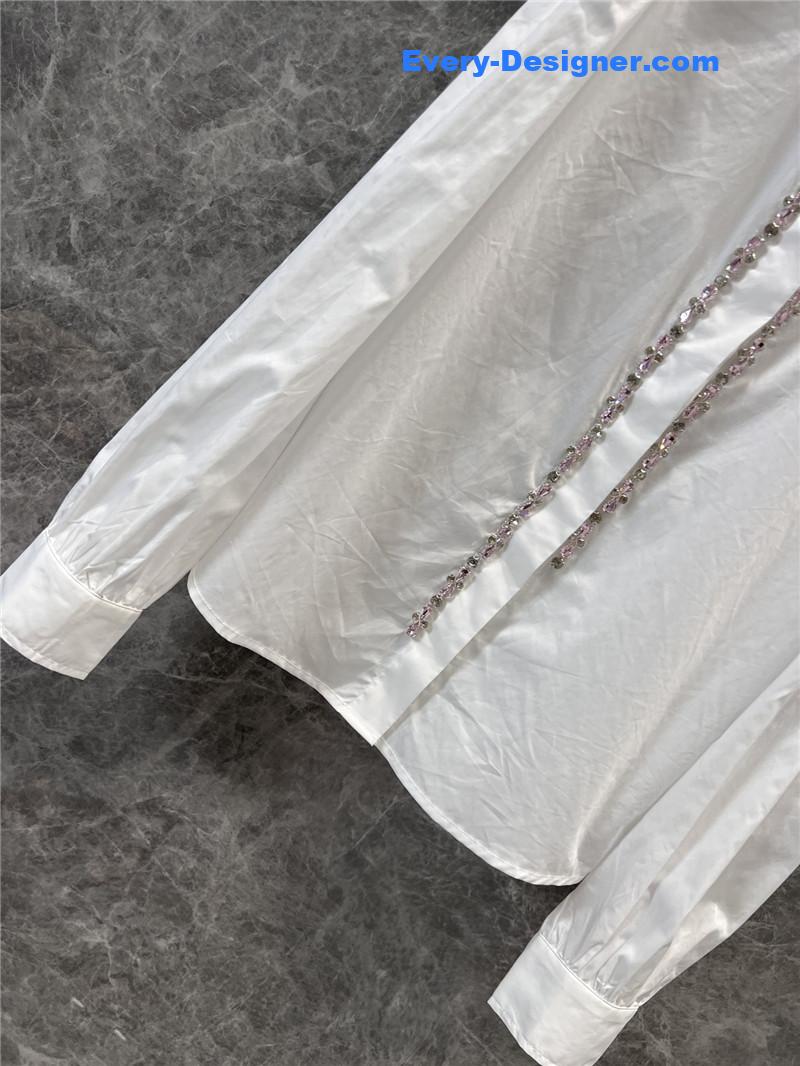 Ch**el long -sleeved shirt replica designer clother