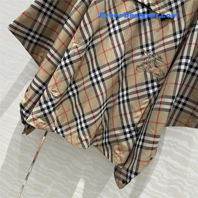 Bv*b*rry checkered cape cloak replica clothing site