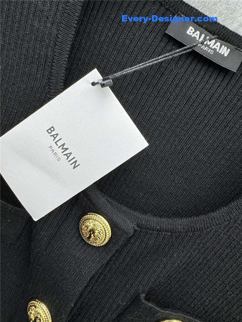 Balmain metal button knitted cardigan replicas clothes