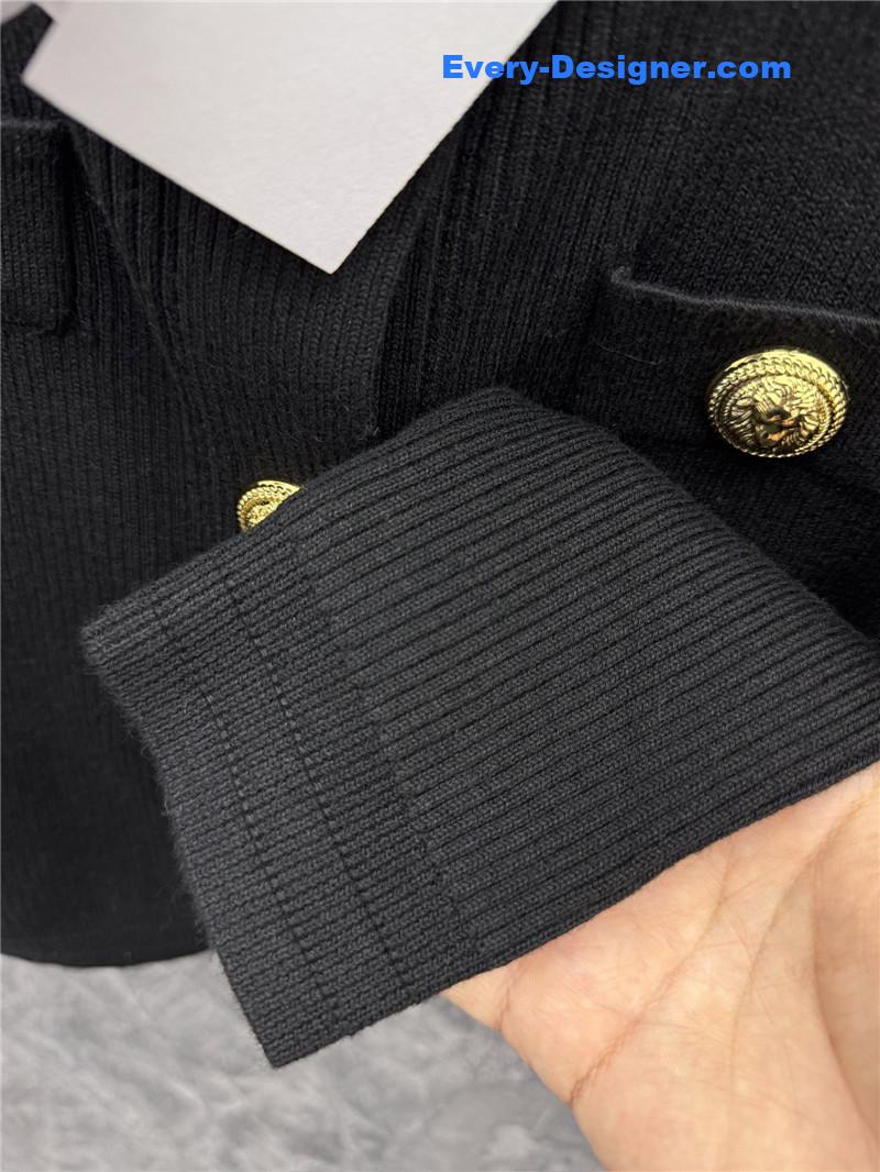 Balmain metal button knitted cardigan replicas clothes