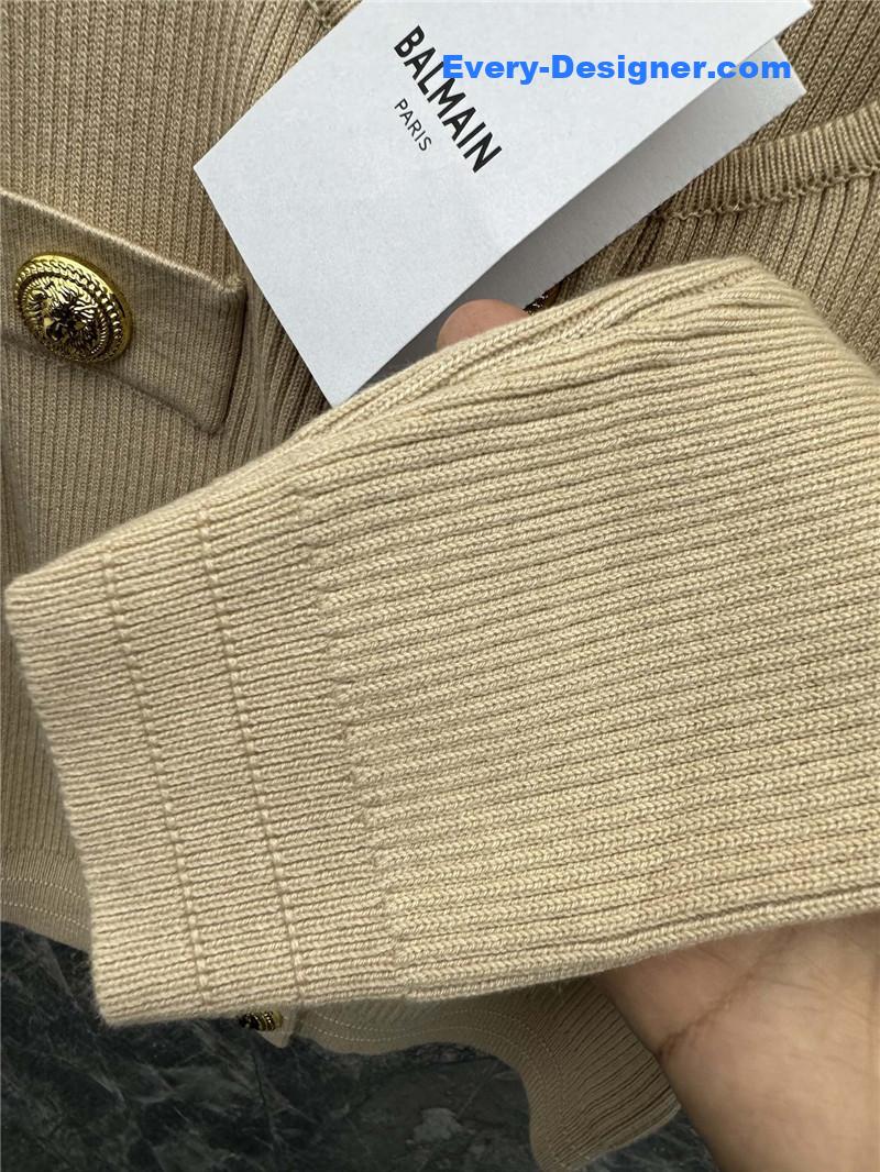 Balmain metal button knitted cardigan replicas clothes