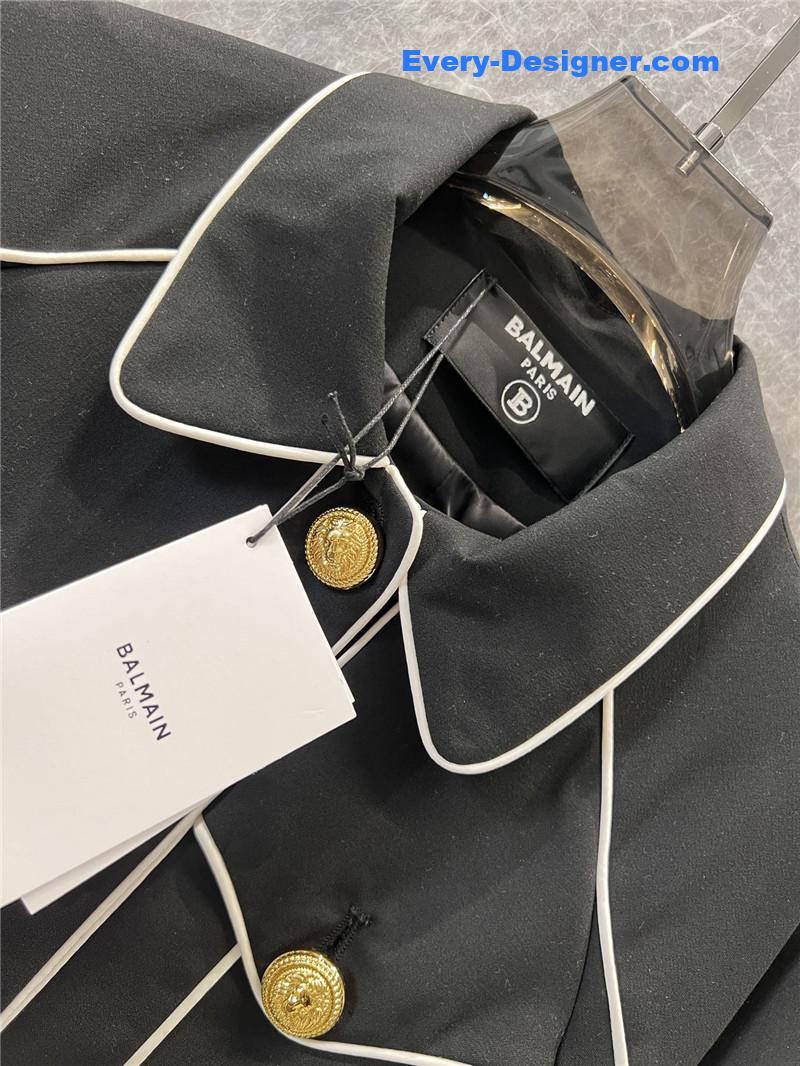 Balmain lapel jacket replica d&g clothing