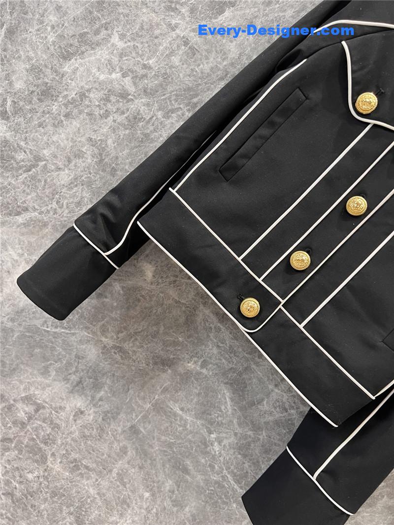 Balmain lapel jacket replica d&g clothing