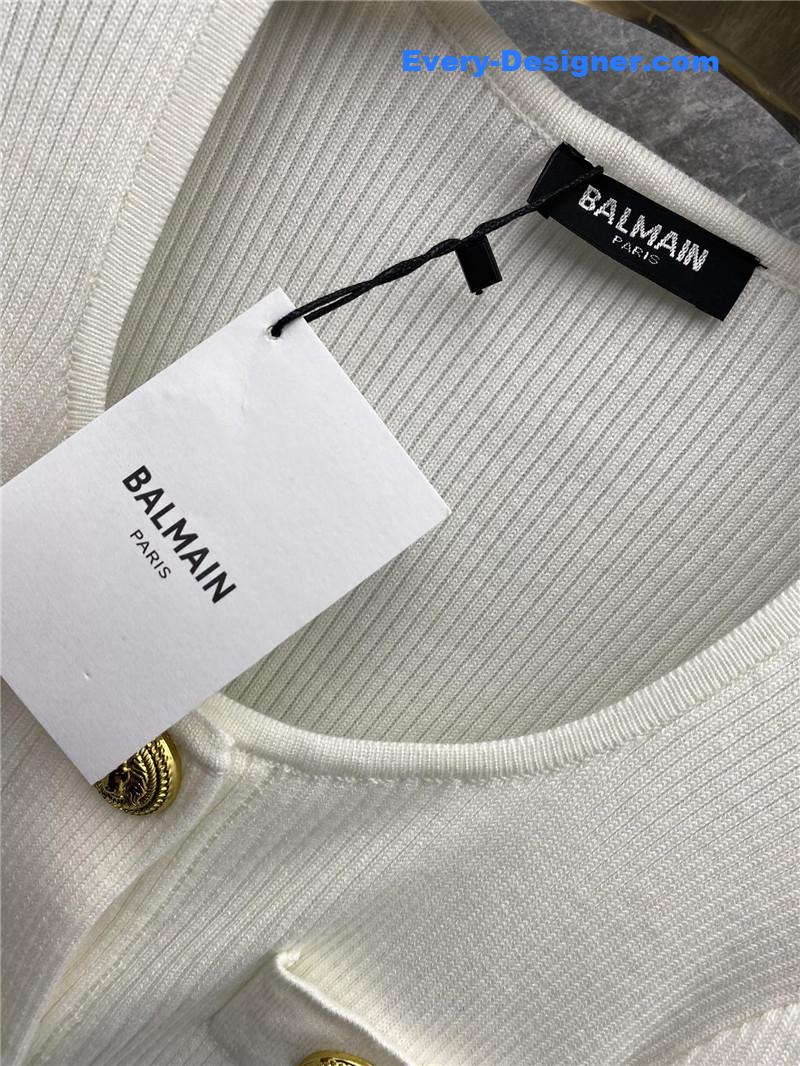 Balmain metal button knitted cardigan replicas clothes
