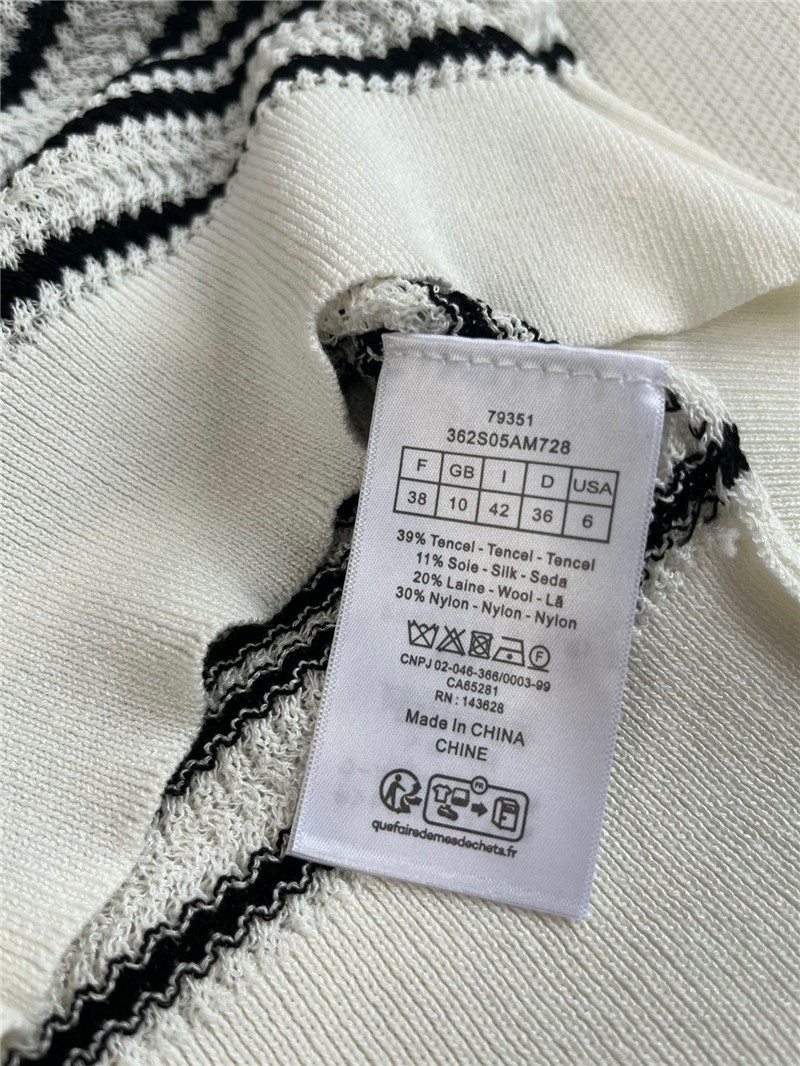 D10r navy collar knitted long sleeve replicas clothes