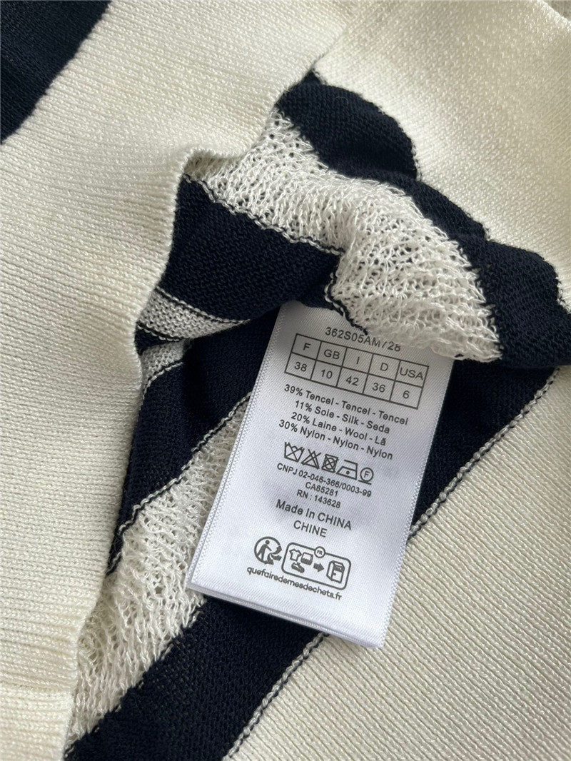 D10r navy collar knitted long sleeve replicas clothes