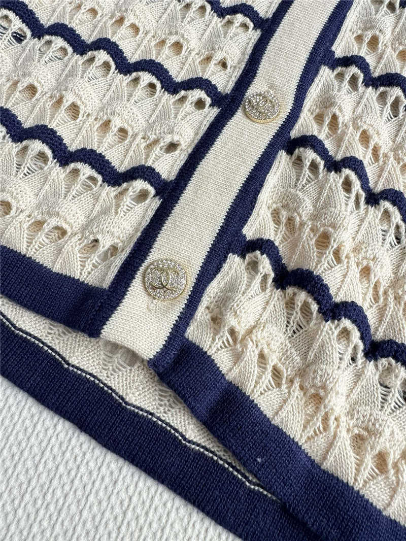 Ch**el new hollow cardigan cheap replica designer clothes