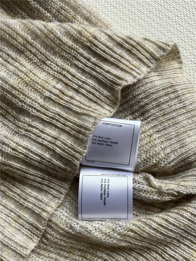 Ch**el embroidered knitted top replica clothing sites