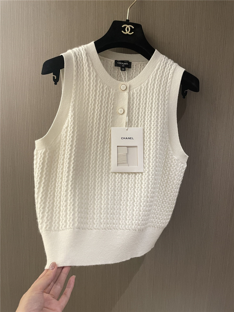 Chanel cashmere button vest replica d&g clothing