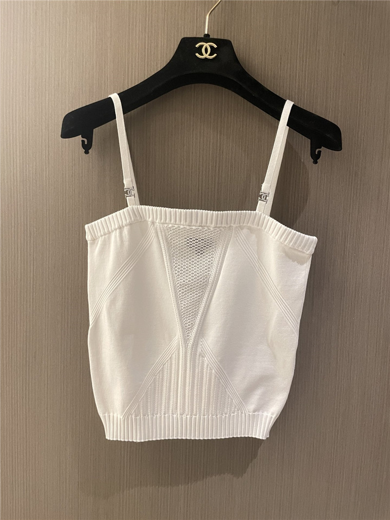 Chanel hollow pearl logo sling replica clothing sites