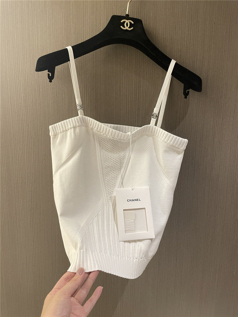 Chanel hollow pearl logo sling replica clothing sites