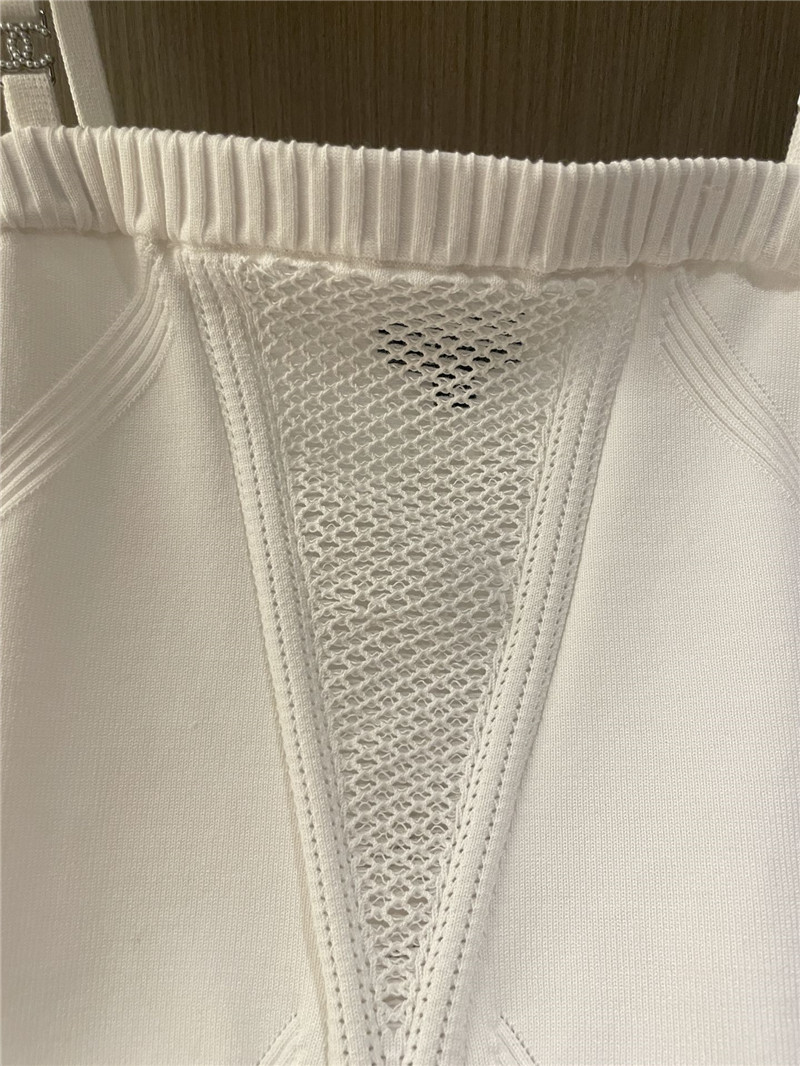 Chanel hollow pearl logo sling replica clothing sites