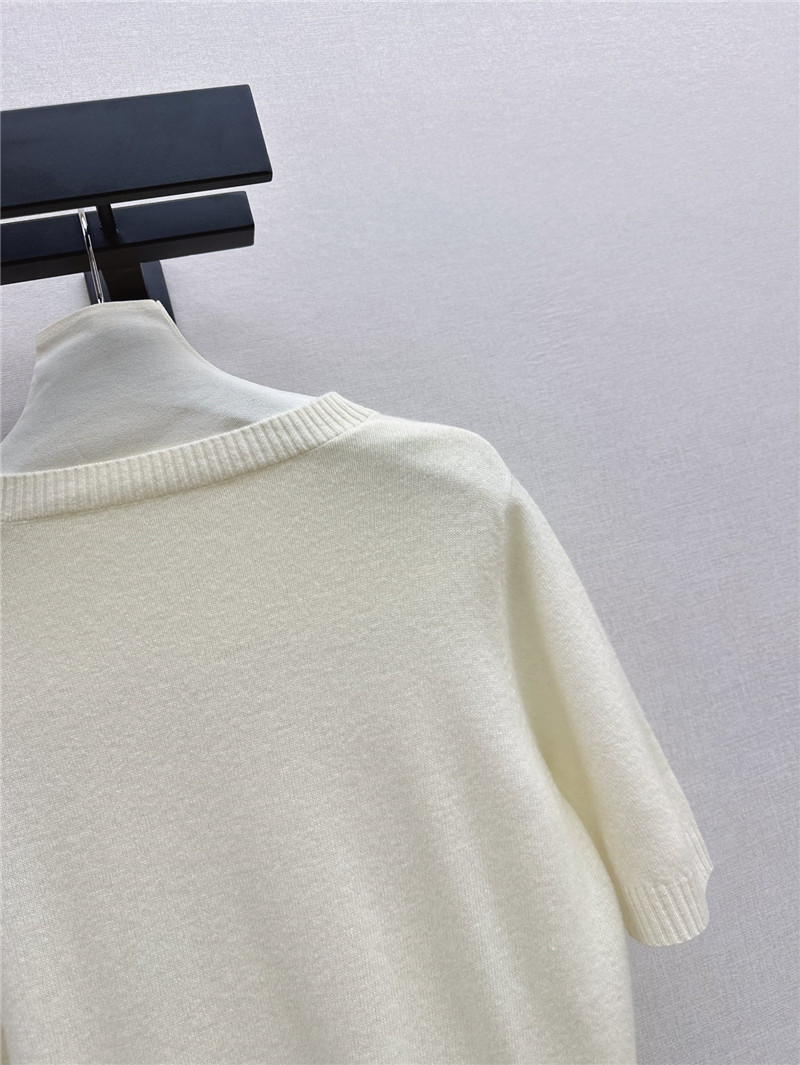 l0vis Vvtt0n lv knitted short-sleeved top replicas clothes