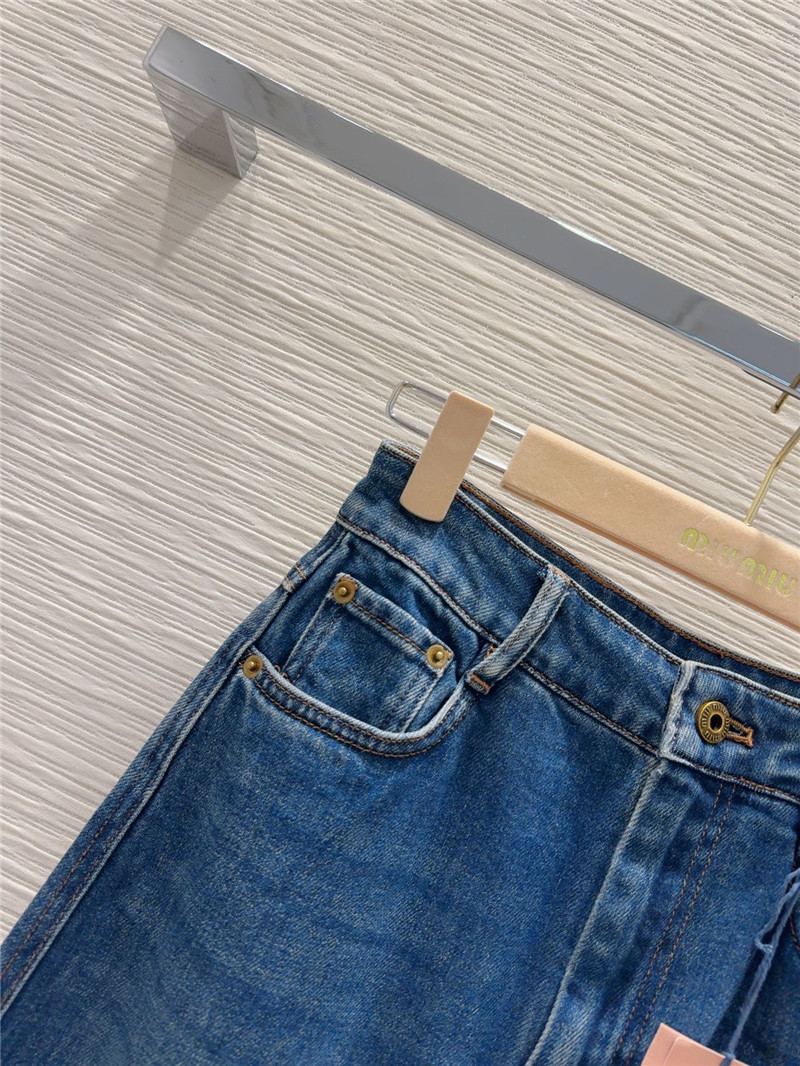 M1um1u denim skirt replica clothing sites