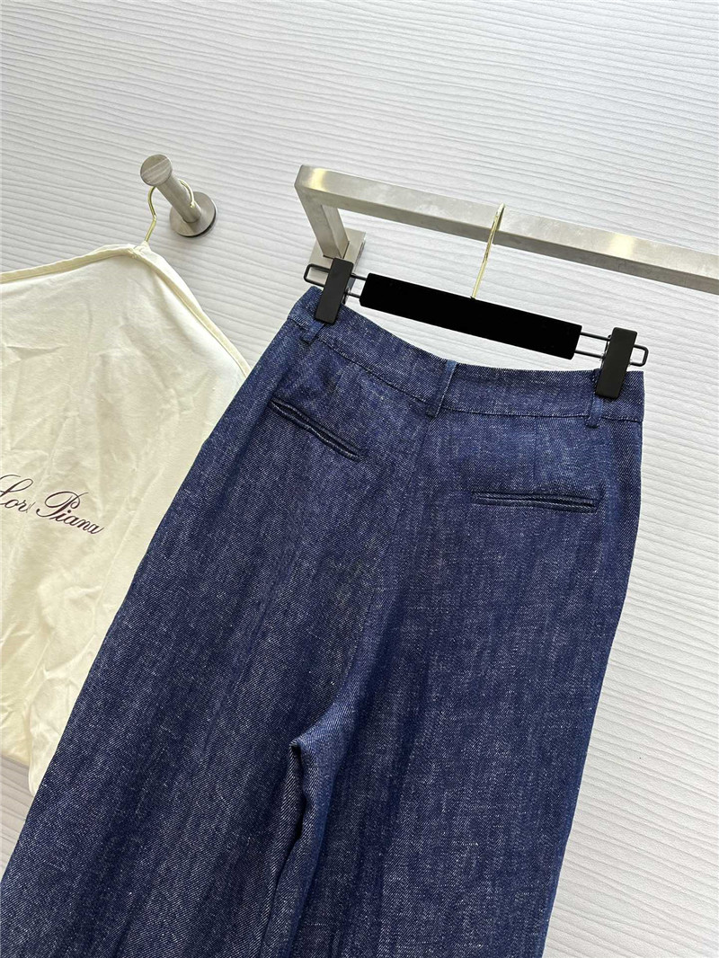 L0r0 P1ana linen wide-leg trousers replica clothing sites