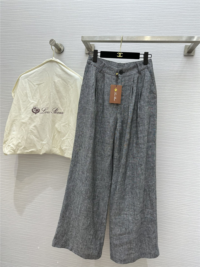 loro piana linen wide-leg trousers replica clothing sites