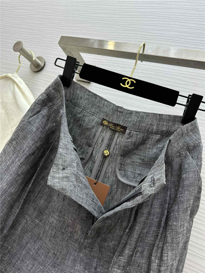 L0r0 P1ana linen wide-leg trousers replica clothing sites