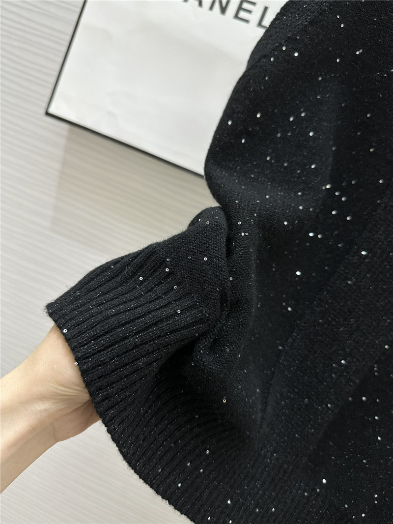 Chanel wool sequin yarn vest replica clothes
