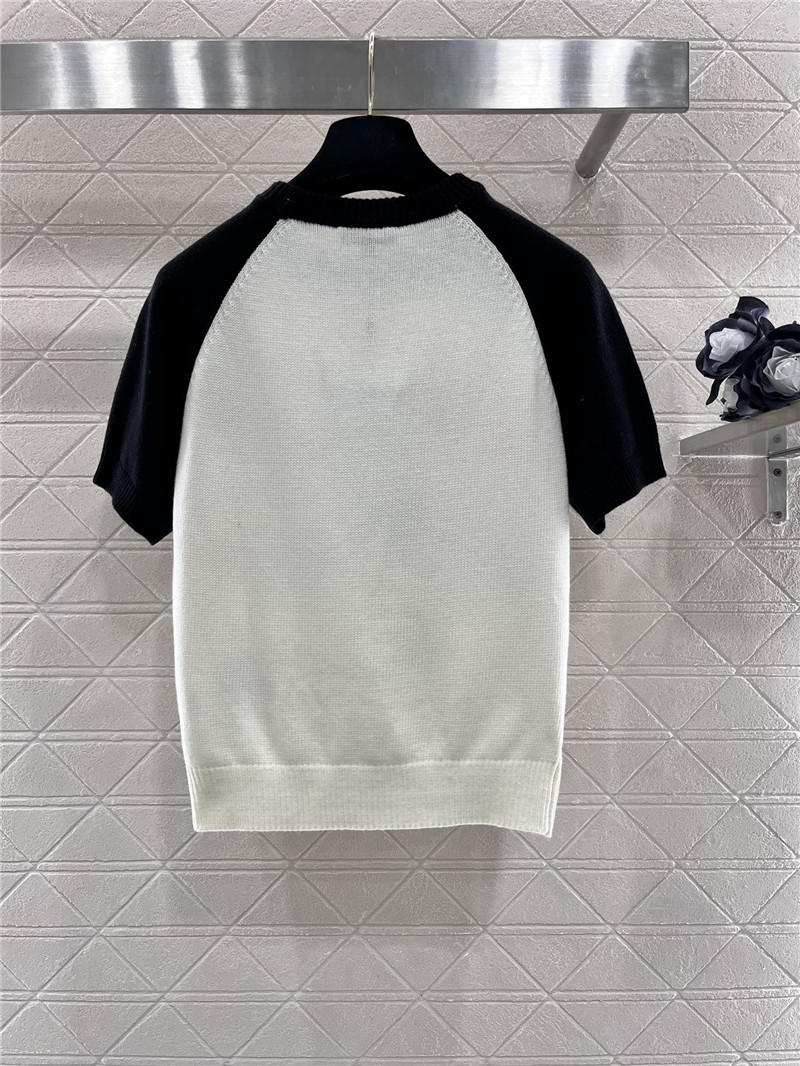 Ch**el knitted short-sleeved sweater replica clothing sites