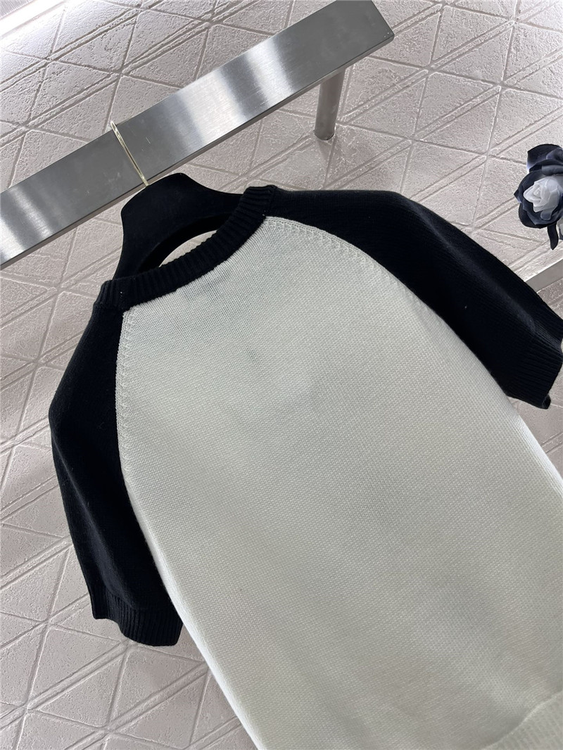 Ch**el knitted short-sleeved sweater replica clothing sites