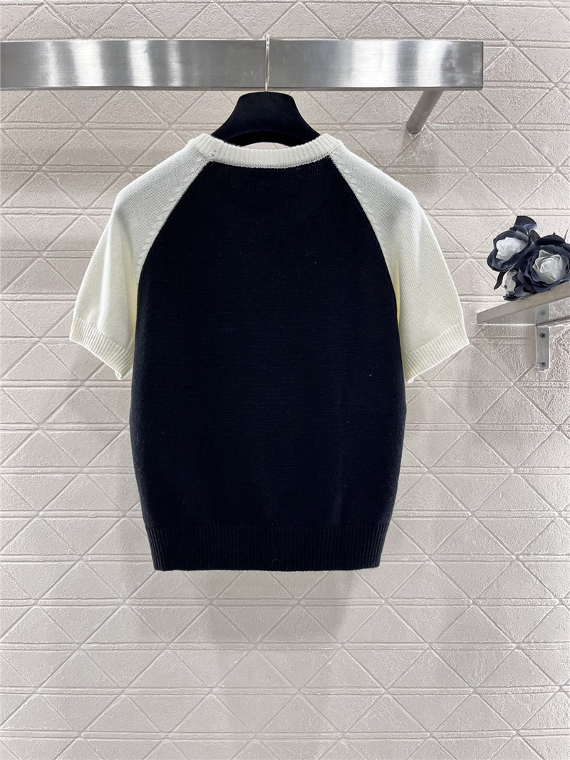 Chanel knitted short-sleeved sweater replica clothing sites