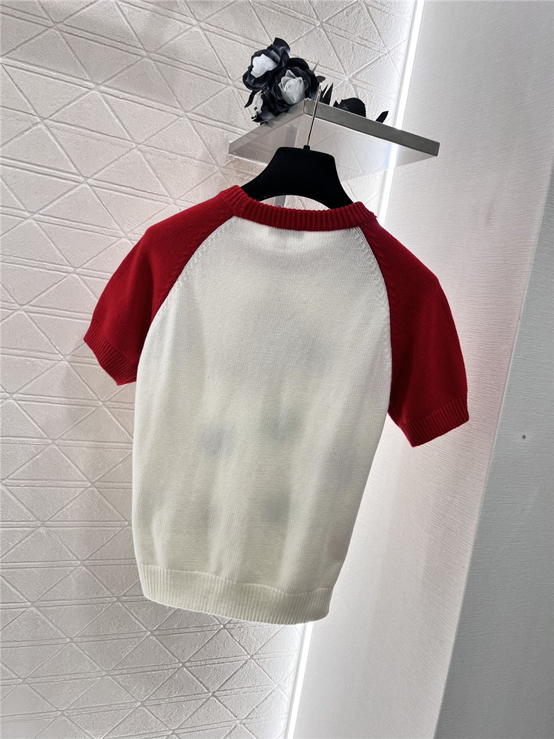 Chanel knitted short-sleeved sweater replica clothing sites