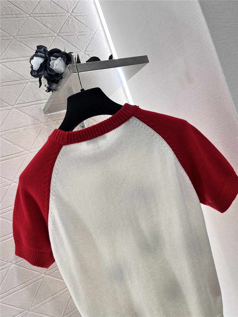 Chanel knitted short-sleeved sweater replica clothing sites