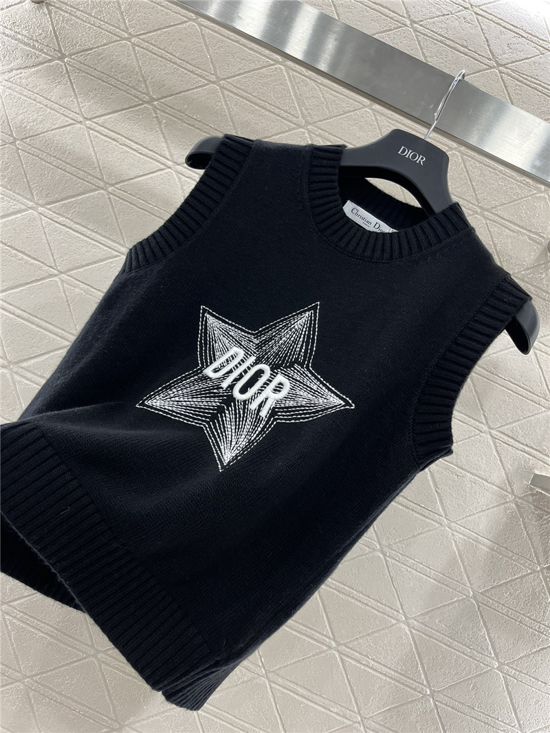 D10r D10ralps sleeveless wool top black