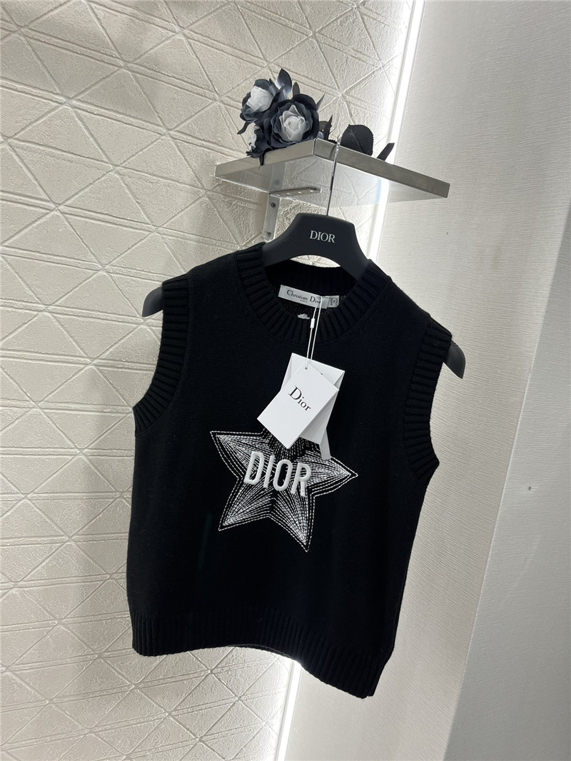 D10r D10ralps sleeveless wool top black