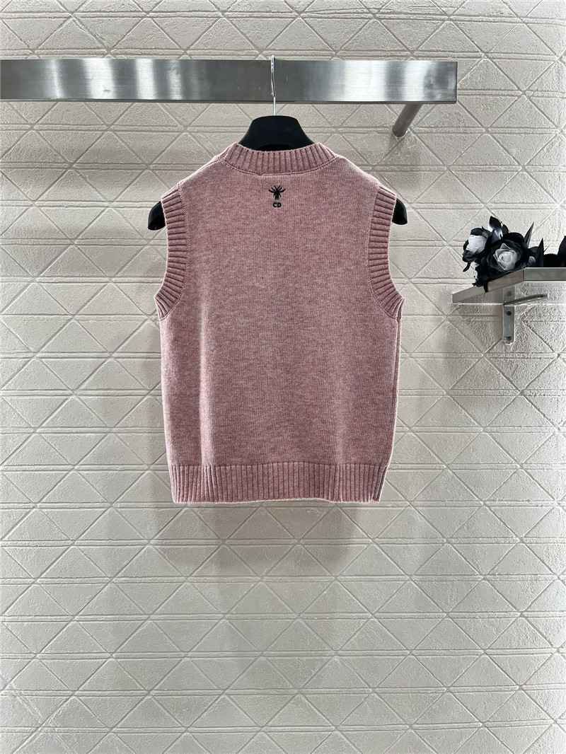 D10r D10ralps sleeveless wool top pink