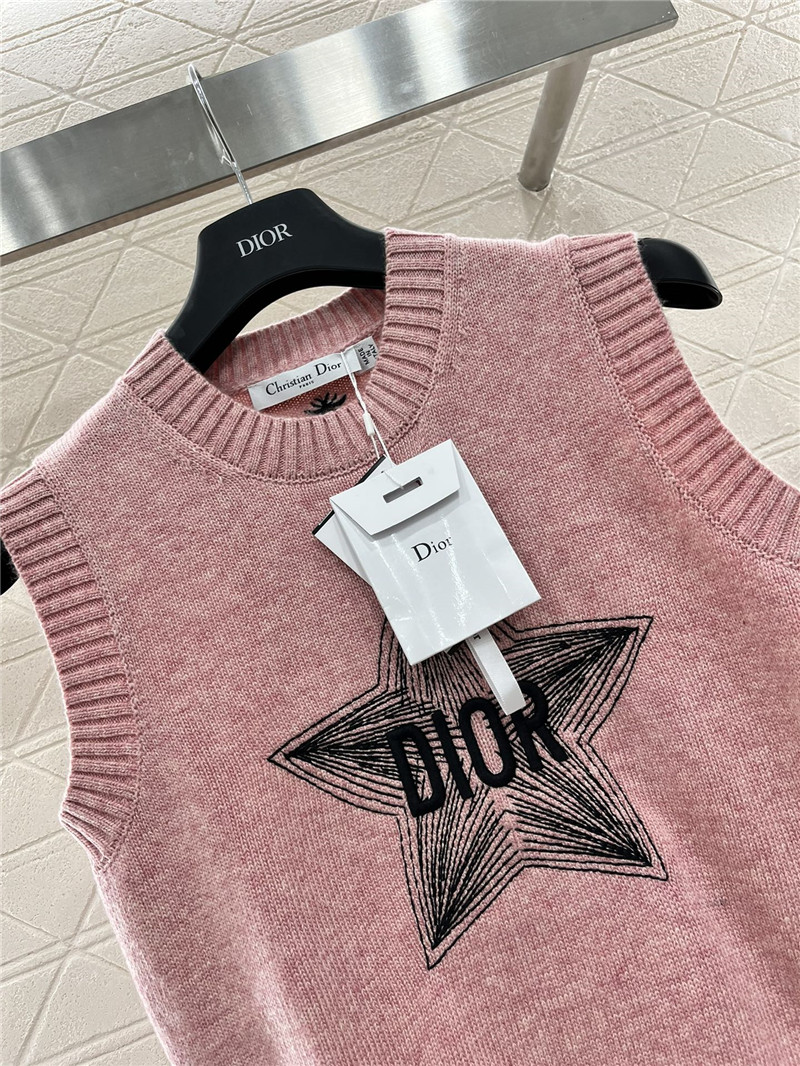 D10r D10ralps sleeveless wool top pink