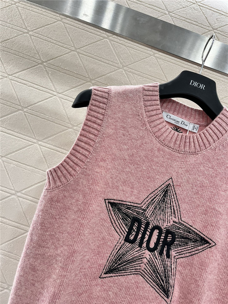 D10r D10ralps sleeveless wool top pink