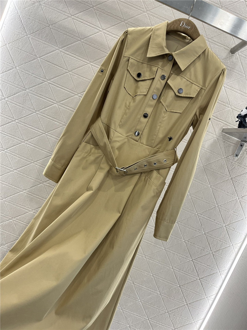 D10r long sleeve belt shirt dress replica d&g clothing