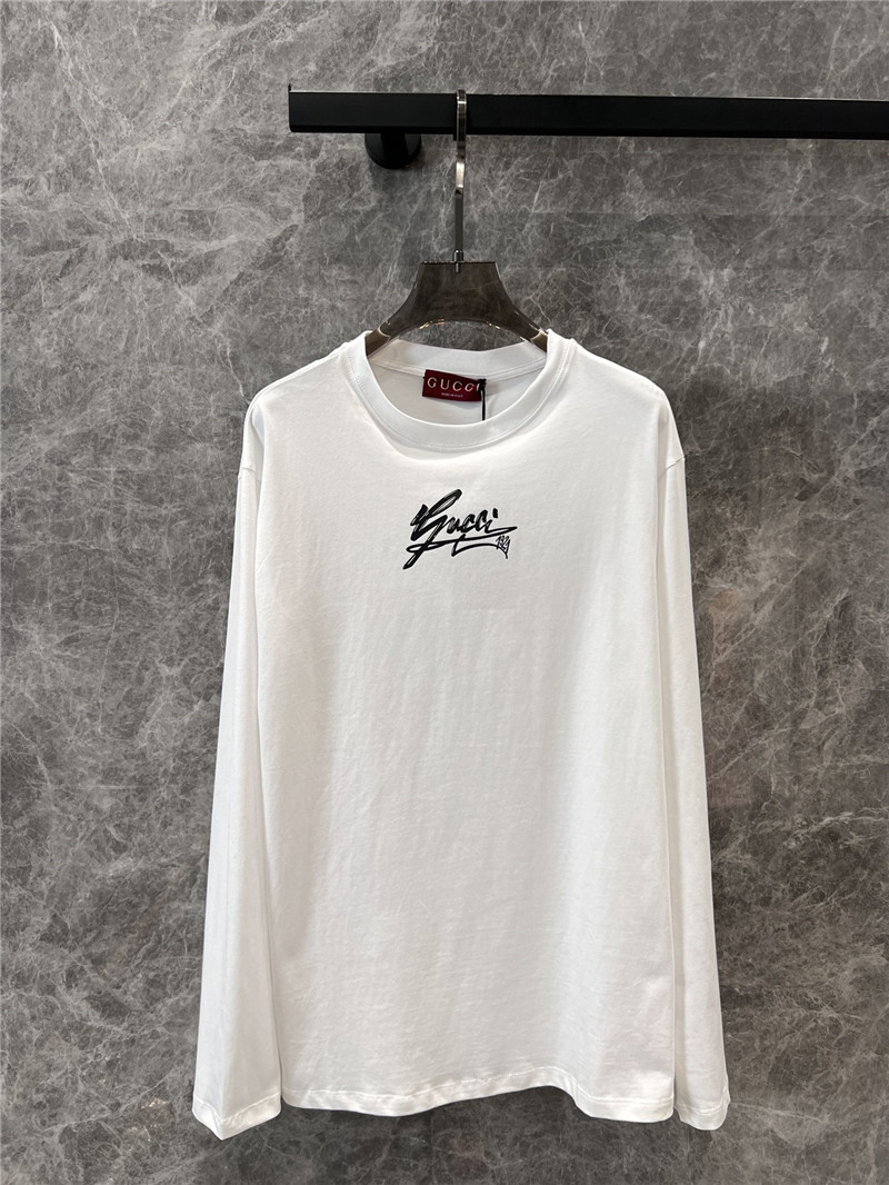 Gucci crew neck long sleeve T-shirt replica d&g clothing