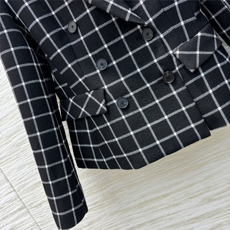 D10r checkered suit jacket replica clothing sites