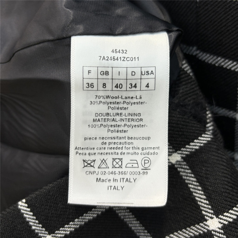 D10r checkered suit jacket replica clothing sites