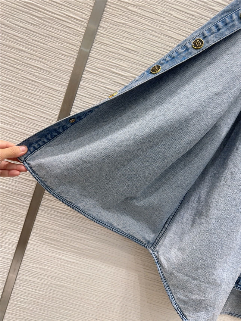 M1um1u denim jacket replica clothing sites