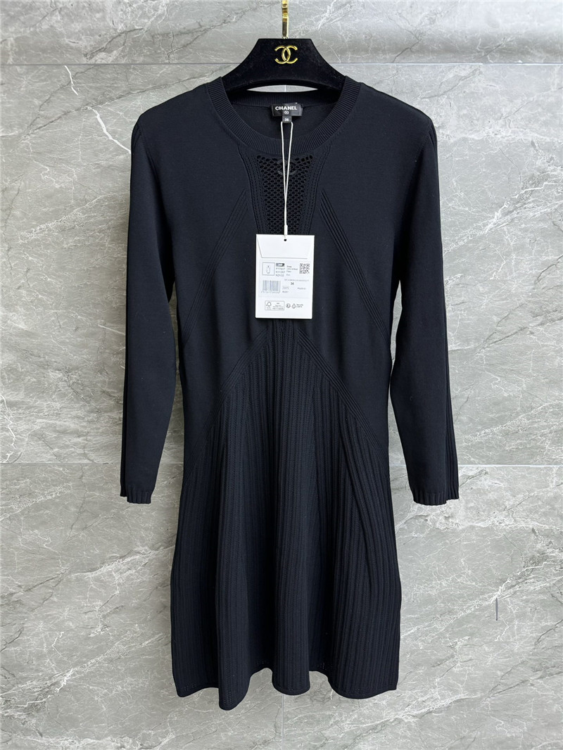 Chanel double C knitted dress replica d&g clothing
