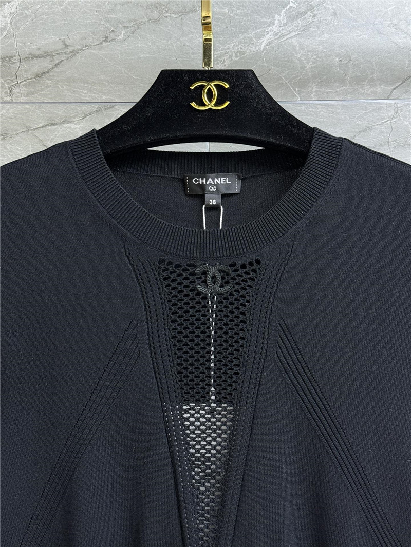 Ch**el double c knitted dress replica d&g clothing
